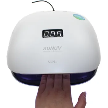Sun4 UV-LED-Lampe 48W Søm Tørretumbler Med Sensor Søm Lampe til Gel Negle Polish Hukommelse Timer LCD-Display og de Dobbelt Hastighed Hærdning