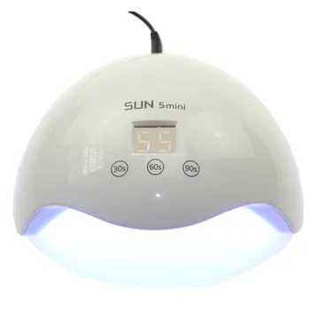 Sun5 Mini Søm Lampe-Timeren Hukommelse UV-lampe Søm Tørretumbler Kabine uv Gel LED Neglelak Negl Toenail Salon Beauty Værktøj