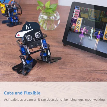 SunFounder DIY 4-DOF Robot Kit -Sloth Learning Kit til Arduino Nano Robot DIY