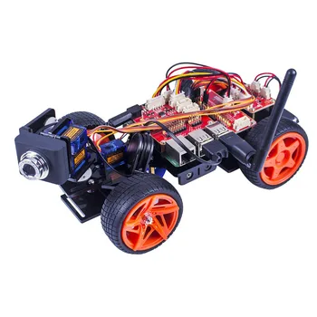 SunFounder Fjernbetjening Robot Kit Til Raspberry Pi 3 Smart Video Bilsættet V2.0 RC Robot App Kontrollerede Legetøj (RPi Ikke inkluderet)