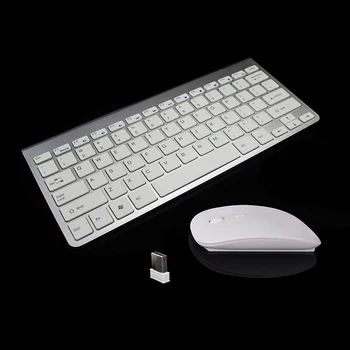 SUNGI 2,4 Ghz-Ultra-Tynd Trådløst Tastatur Og Mus Combo Med USB-Modtager Mus Tastatur 612 sæt Til Apple PC WindowsXP/7/8/10