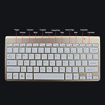 SUNGI 612-1 Mus Tastatur-2.4 GHz-Ultra-Tynd Trådløst Tastatur og Mus Combo Computer Tilbehør Til Apple Mac PC Win XP/ 7/8