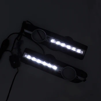 SUNKIA Specifikke LED Kørelys LED Dagslys Til Volvo S80, LED KØRELYS 2009-2013 med Gult blinklys Dæmpet Lys