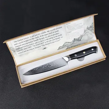 SUNNECKO 2STK køkkenkniv Sæt Santoku Kniv Japansk VG10 Damaskus Stål knivskarp Kok Madlavning Knive G10 Håndtag