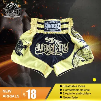 Sunrise MMA Shorts Nye ReleaseMens Muay Thai Shorts Shorts Boksning