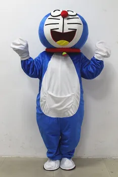 Super Høj Kvalitet Voksen Doraemon Maskot Kostume Robocat Maskot Kostume Doraemon Cosplay Fancy Kjole Kostumer