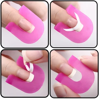 Super Neglelak Spill-Resistent Af Kreative Manicure Neglelak Forme Protector Nail Art Værktøj Til Professionelle