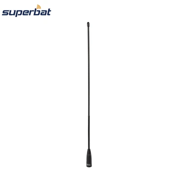 Superbat Dual-Band Antenne Pisk 15.6 Tommer VHF/UHF SMA To-Vejs Radio Transceiver-cb Radioer Håndholdte for BaoFeng UV-5R UV-82