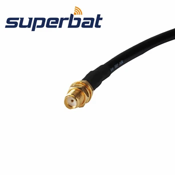 Superbat SMA Skot-Stik til at SMA Lige Stik Pigtail kabel LMR195 200cm Antenne-Arkføderen kabel montage