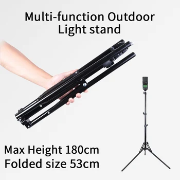 SUPON Nye Foldbare Foto Studio Light Stander Til Kamera DV Flash Softbox LED Video Light Max antal Udvide Højde 180cm