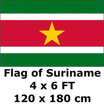 Surinam Flag 120 x 180 cm Surinames Surinamer Flag Og Bannere Nationale Flag, Banner Land