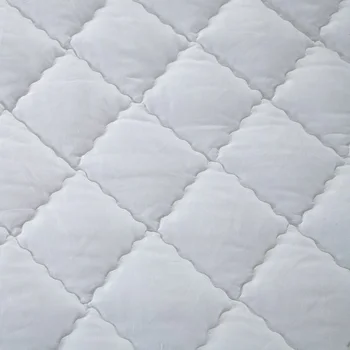 Svetanya hvid quiltning madrasbetræk blød slibning af polyester fiber sengelinned multisize madras beskyttende cover