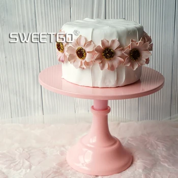 SWEETGO Grand bager kagen stå i 10 tommer bryllup kage værktøjer justerbar højde fondant kage vise tilbehør til fest bageforme