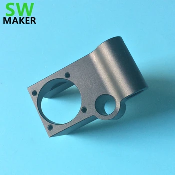 SWMAKER UM2+ 3D printer V6 jhead enkelt ekstruder mount Ultimaker2+alle metal print hoved varmt ende mount Til 6MM glat aksel