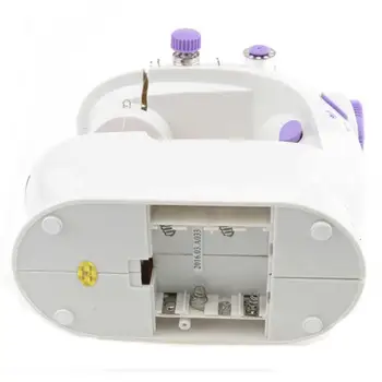 Symaskine Mini Bærbare Desktop Håndholdte symaskiner Dobbelt Hastighed Dobbelt Tråd Multifunktion EU ' s El-automatik