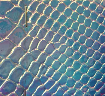 Syntetisk-PU-slange Holografiske læder materiale