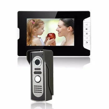 SYSD 7 tommer LCD-Farve Video dør telefon Intercom System Vejrandig Night Vision Kamera Home Security GRATIS FRAGT