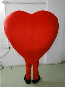 Særlige Valentine gifte sig med mascot,Voksen Størrelse Røde Hjerte Maskot Kostume Lyst til Hjertet Maskot Kostume hurtig levering