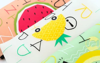 Søde frugter blyant bag vandmelon penalhus Papirvarer Opbevaring Organizer Taske til børn kontor skoleartikler Escolar Papelaria