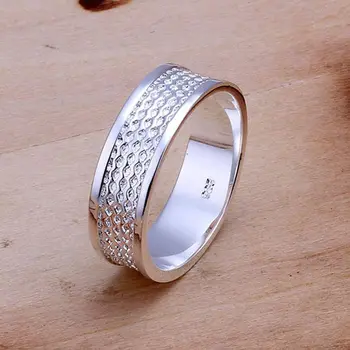 Sølv forgyldt ring,høj kvalitet ,mode smykker, Nickle gratis,antiallergic mode ring cqvb gxsq