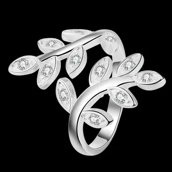 Sølv Ring Fine Mode Kvinder&Mænd Gave Sølv Smykker til Kvinder /WBIMUHKM RMHOSUDA