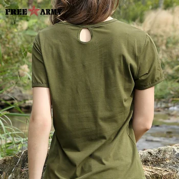 T-Shirt til Kvinder 2017 Sommer Mode Diamanter Kvindelige T-shirt Kvindelige kortærmet Tshirt Army Grøn/Camouflage Toppe, t-Shirt Femme
