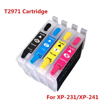 T2971 T2962-T2964 Genopfyldelige Blækpatroner Til Epson XP231 XP431 XP-231 XP-431 XP-241 inkjet Printer Patron Med Chips