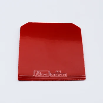 Table tennis ketcher gummi ark bumser i 2,2 mm tykkelse svamp, rød og sort, god kvalitet ketsjer pingpong gummi