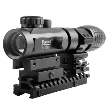 Taktisk 1x40 Green Red Dot Sight Anvendelsesområde Optik Holografiske Syn på Jagt Skydning Air Rifle Airsoft w/ 11mm 20mm Mount HT5-0003