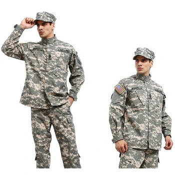Taktisk Airsoft Uniform ACU Digital Camouflage Passer til Bekæmpelse af Jagt Tøj Indstille Uddannelse Uniform