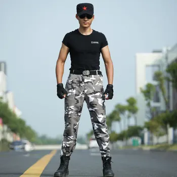 Taktisk Bukser Cargo Bukser Militær Camouflage Arbejder Pantolon Varme Mode Joggere Mænd SWAT Army Style Camo Tøj