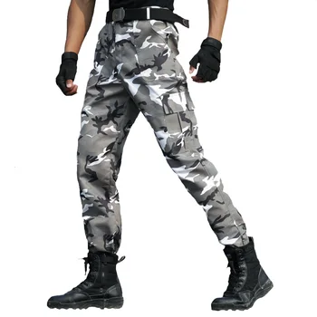 Taktisk Bukser Cargo Bukser Militær Camouflage Arbejder Pantolon Varme Mode Joggere Mænd SWAT Army Style Camo Tøj