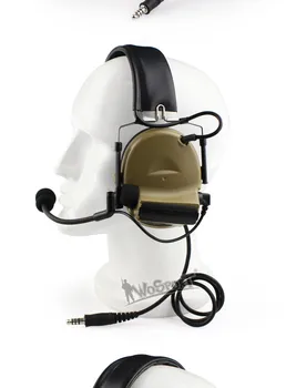 Taktisk Headset med støjreduktion Annullering af Elektronisk Lyd Afhentning Comtac II for To Måde for Walkie Talkie Hjelm Kommunikation
