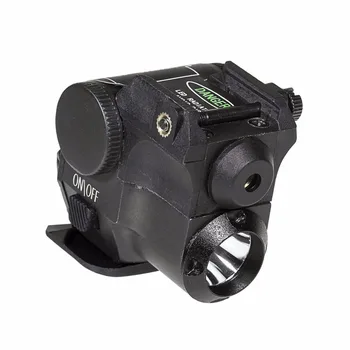 Taktisk Jagt Kompakt Grøn Prik lasersigte Anvendelsesområde med LED Lommelygte Combo Passer til 20mm Jernbane