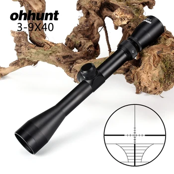 Taktisk ohhunt 3-9X40 Optik Riflescopes Afstandsmåler Sigtemiddel Armbrøst Luftgeværer Skydning Jagt Rifle Anvendelsesområde med Mount Ringe