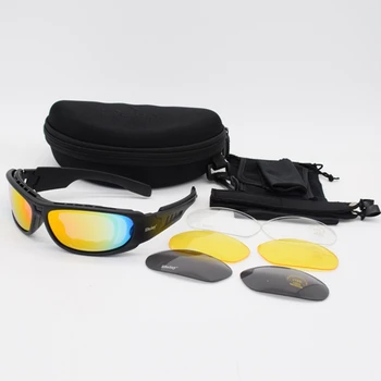 Taktiske Briller Solbriller Mænd Militære DAISY X7 C6 C5 Sol briller til Mænd, Krig Spil Taktiske Briller Udendørs