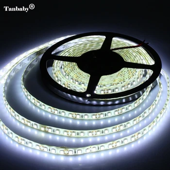 Tanbaby IP65 Vandtæt LED Strip 2835 12V Fleksibel Lys 120leds/m 5M led String Ribbon lampe Hvid Varm Hvid Rød Grøn Farve
