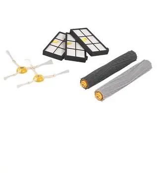 Tangle-Free Snavs Emhætte Set & Side Børster & Hepa-Filtre udskiftning Kit Til iRobot Roomba 880 870