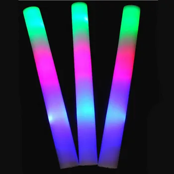 TAOS 24 Pcs LED Farverige Koncert Party Club Juble Svamp Glowsticks knæklys til Koncert, julefrokost Tilbehør