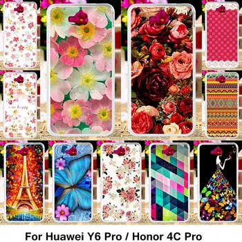 TAOYUNXI Telefonens Cover Tilfældet for Huawei Y6 Pro Ære 4C Pro TIT-AL00 TIT-L01 TIT-U02 Enjoy5 Holly 2 Plus Tilfælde TPU Plastik Cover