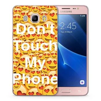 Taske Til Samsung Galaxy A3 A5 2016 2017 prime J1 J2 J3 J5 J7 TPU Farverige Bløde Smil Ansigt Malet Design Sag Fundas C076