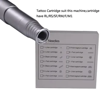 Tatovering Nåle 1RL 100piece Patron Engangs Nåle Steriliseret Tatoveringer Permanent Makeup Nåle Tips til Øjenbryn, læbe 0,3 mm