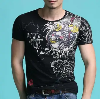 TBAIYE 2018 Mode Mænd er T-Shirts, 3D Printet Sommer Kort Casual t-Shirts Bomuld kortærmet Mænd Brand T-shirt Populære Toppe