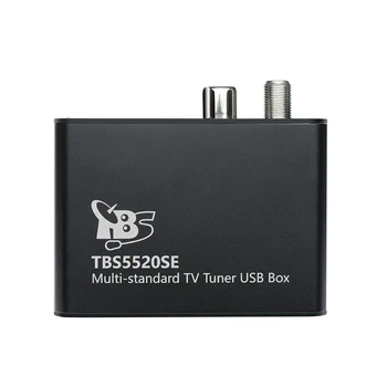 TBS5520SE Multi-standard Universal TV-Tuner, USB-Boks for at Se og Optage DVB-S2X/S2/S/T2/T/C2/C/ISDB-T FTA TV på PC