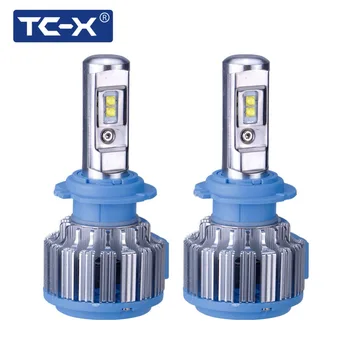 TC-X Top Mærke Garanteret LED Forlygte Bil Lys H7 LED H1 H3 H11 9006/HB4 9005/HB3 H27/880 H4 Høj Lav Beam 9007 9004 H13 9012