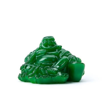 Te Spille Toy Jade Buddha Statue Figur Feng Shui Te Pet til Te Sæt Dekoration Te Spille Toy Home Desk-Indretning Ornamenter K011-1