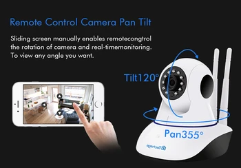Techage Home Security 720P og 1080P Wifi IP-Kamera-Lyd Optage SD-Kort Onvif P2P HD tv-Overvågning Trådløse Kamera babyalarm