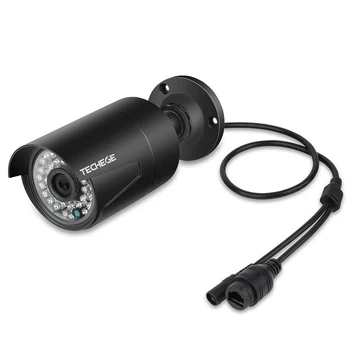Techege H. 265 8Ch 4MP POE NVR CCTV Kamera System 4MP POE IP-Kamera 2592*1520 Udendørs Vandtæt Video Overvågning Kit