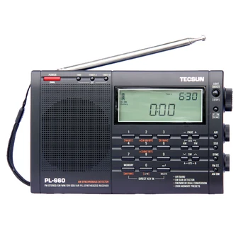 TECSUN PL-660 Radio PLL SSB VHF-AIR-Band-Radio Modtager FM/MW/SW/LW Radio Multiband Dobbelt Konvertering TECSUN PL660