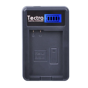 Tectra 2stk EN-EL14 DA-EL14A Afkodes Batería + LCD-USB-Oplader til Nikon D5600 D3400 D3100 D3200 D3300 D5100 D5200 D5500 P7700